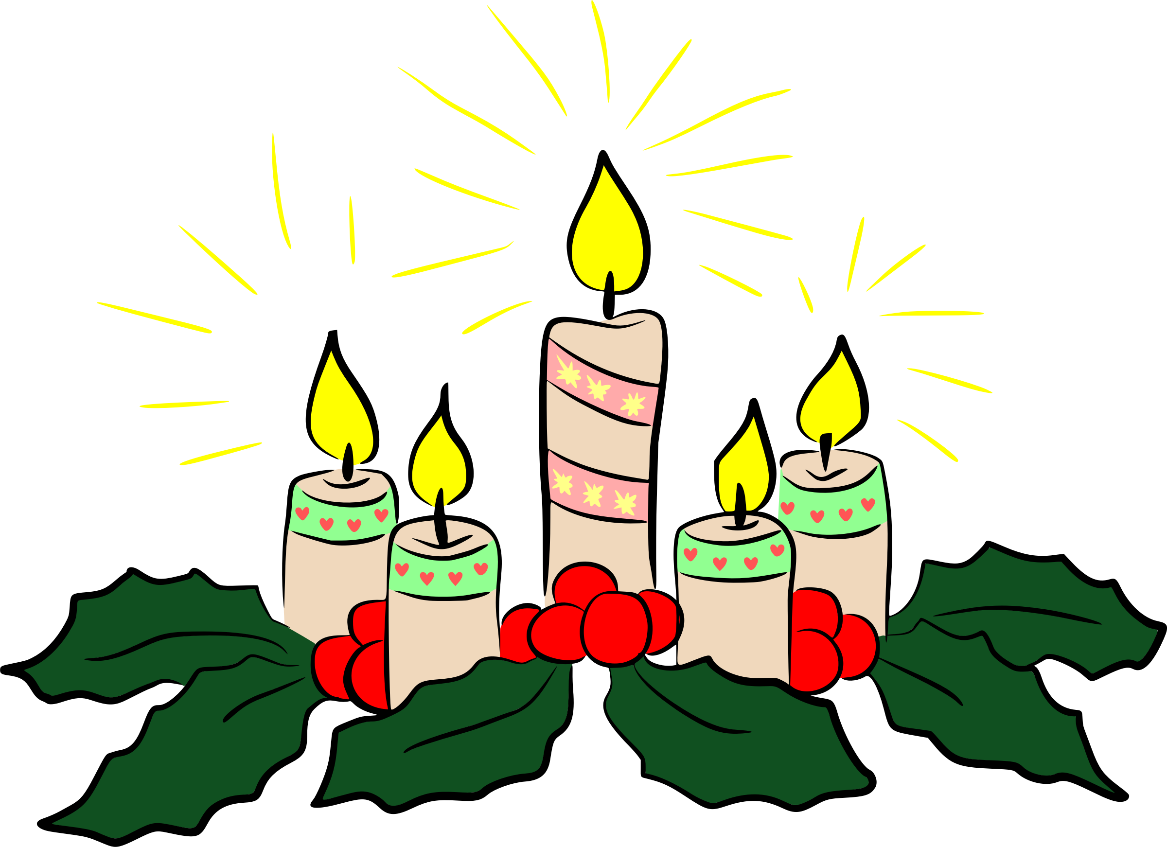 Candles big image png. Clipart christmas candle