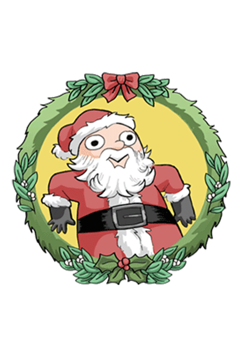 Holiday clipart holiday card. Christmachrist set hivemill from