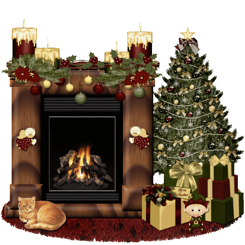 Christmas fireplace sfireplace gifs. Clipart fire chimney fire