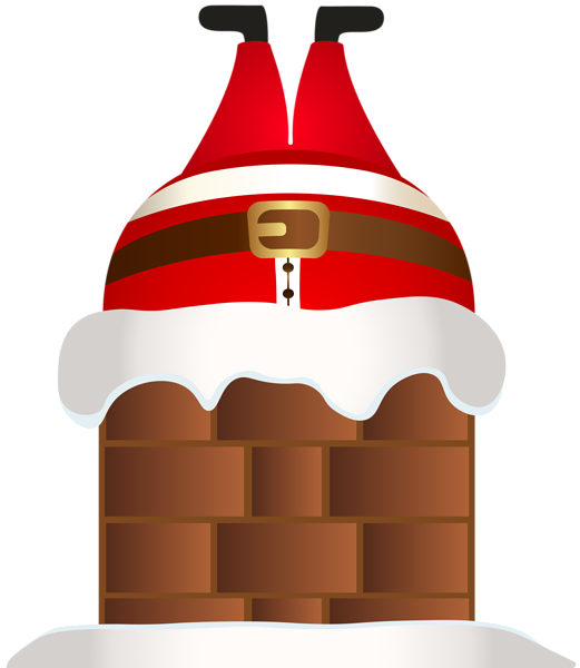 clipart christmas chimney