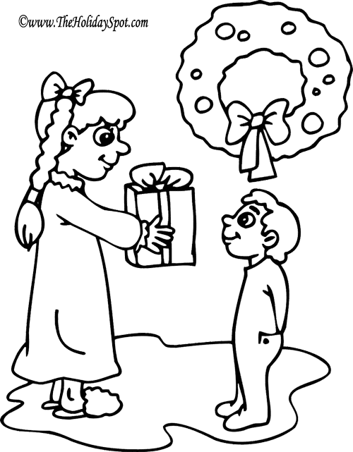 gift clipart drawing
