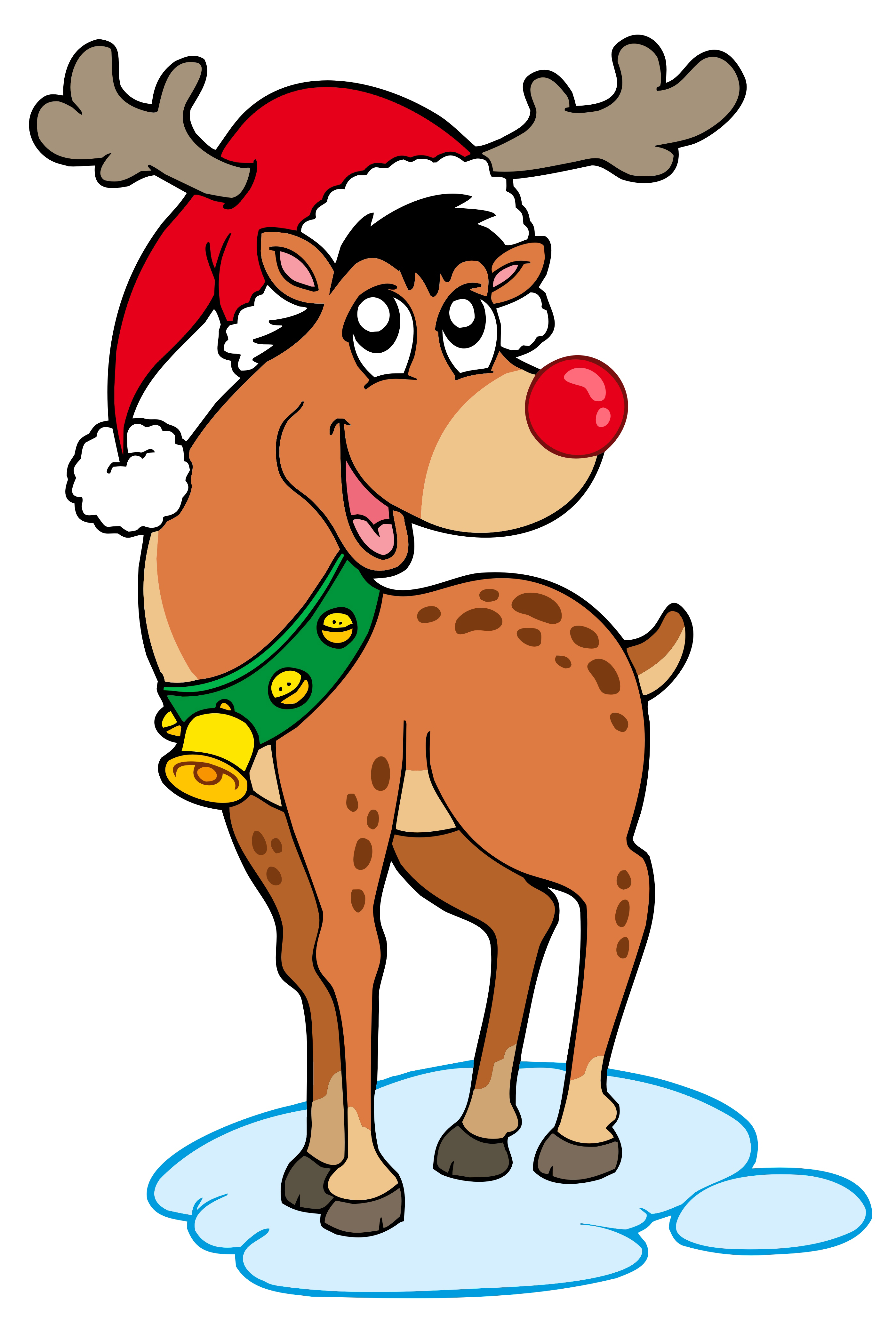 Christmas photos clip art. Clipart reindeer rudolph