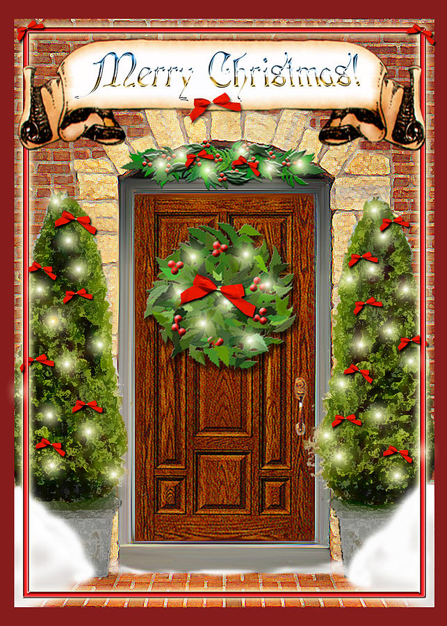 holidays clipart door