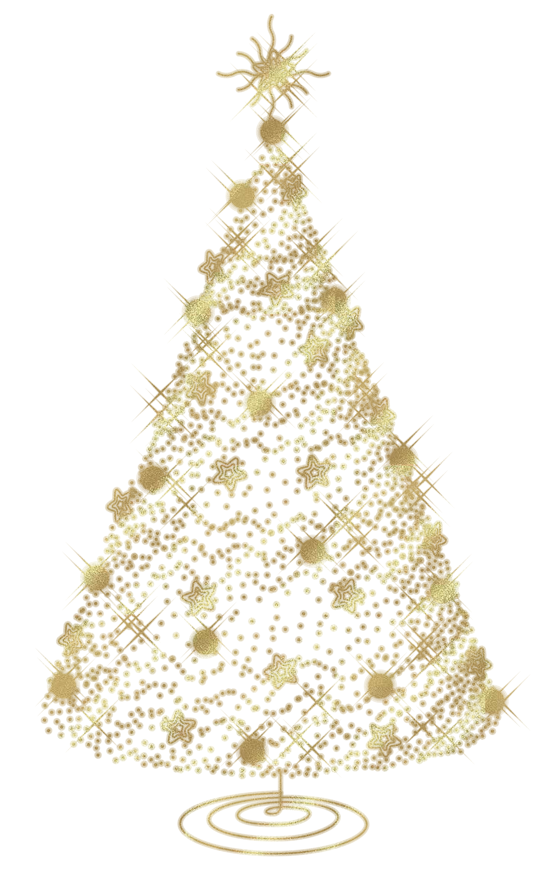 Transparent christmas gold png. Clipart snowman tree