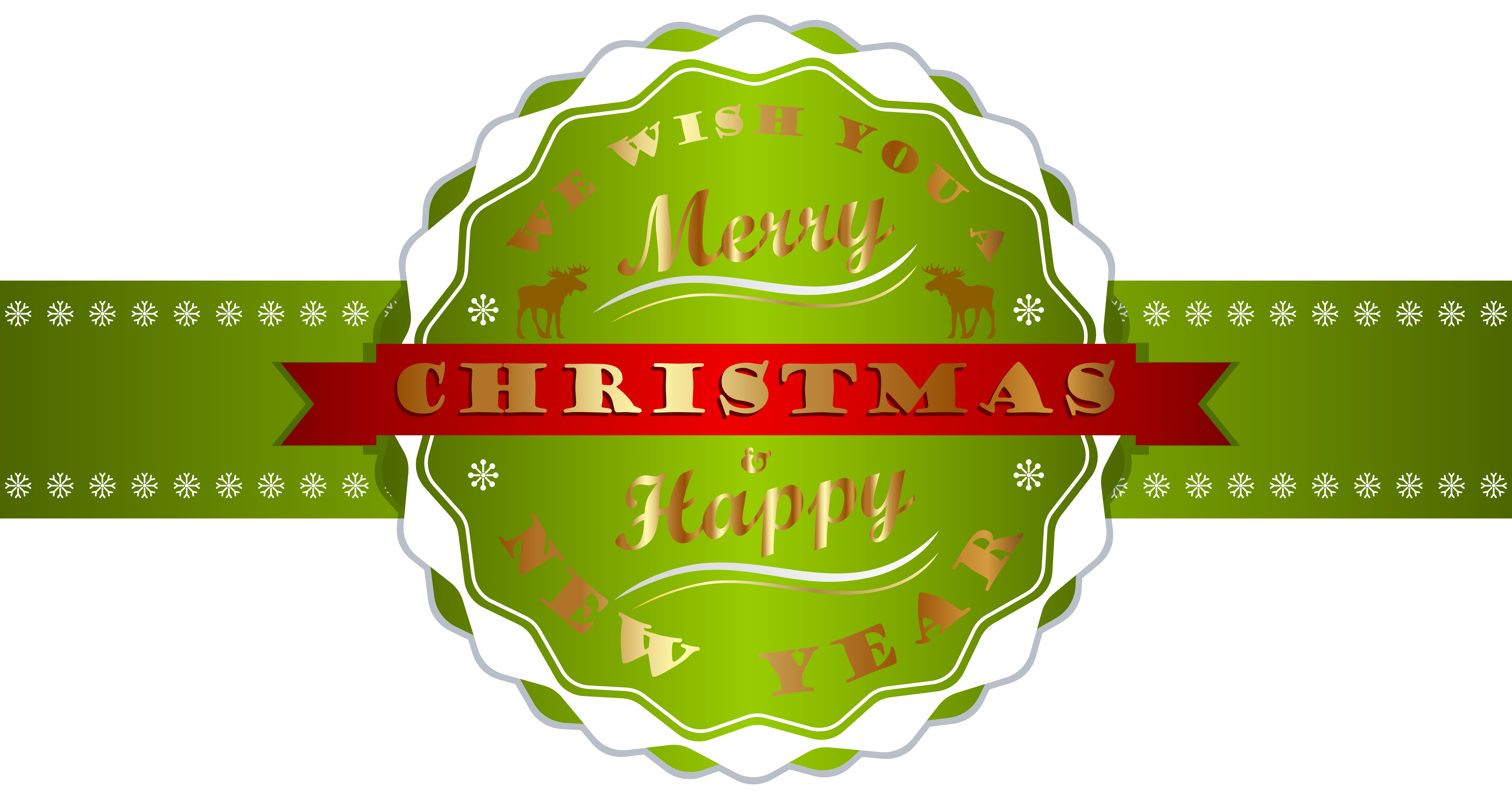 label clipart christmas