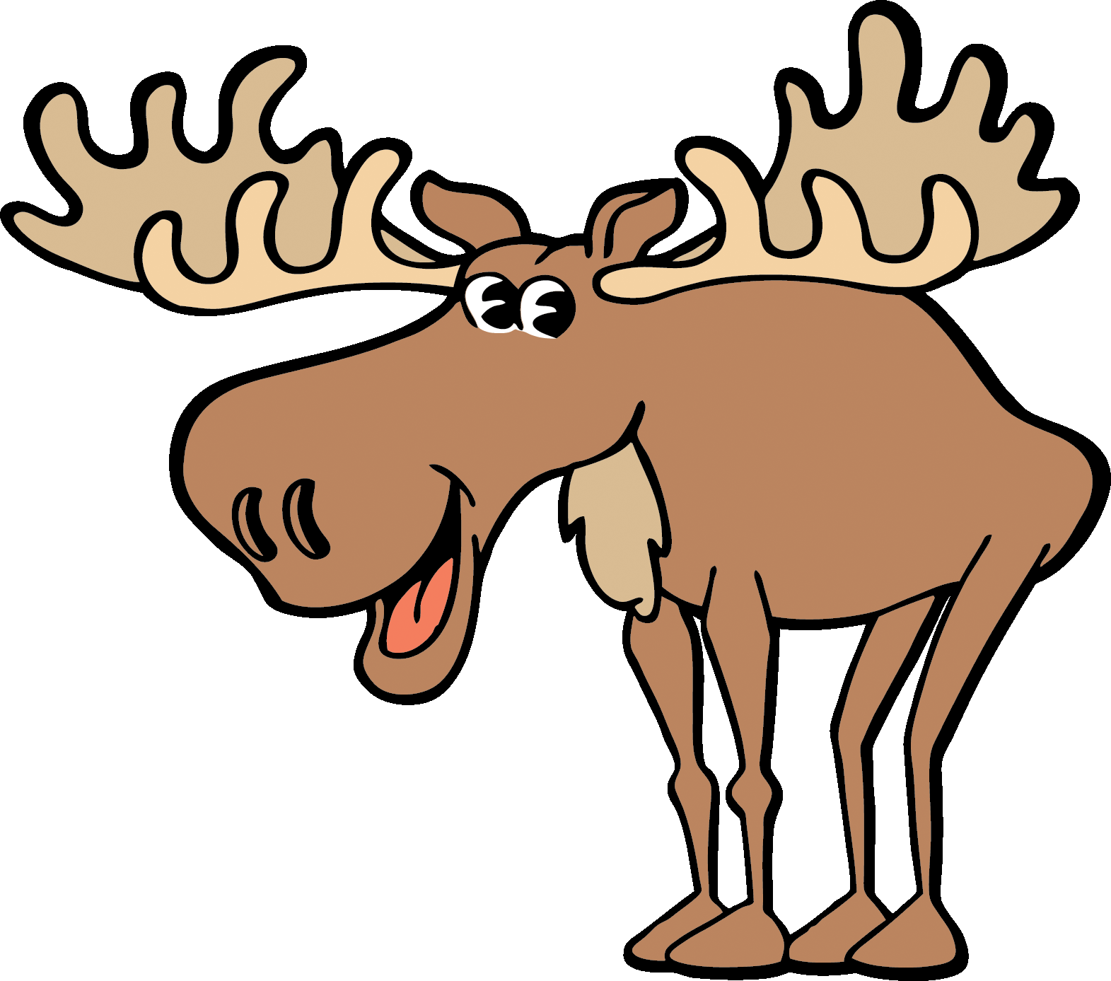 Lumberjack clipart reindeer. Woodsy the moose alaska