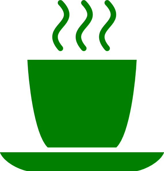 Mug clip art at. Clipart coffee green