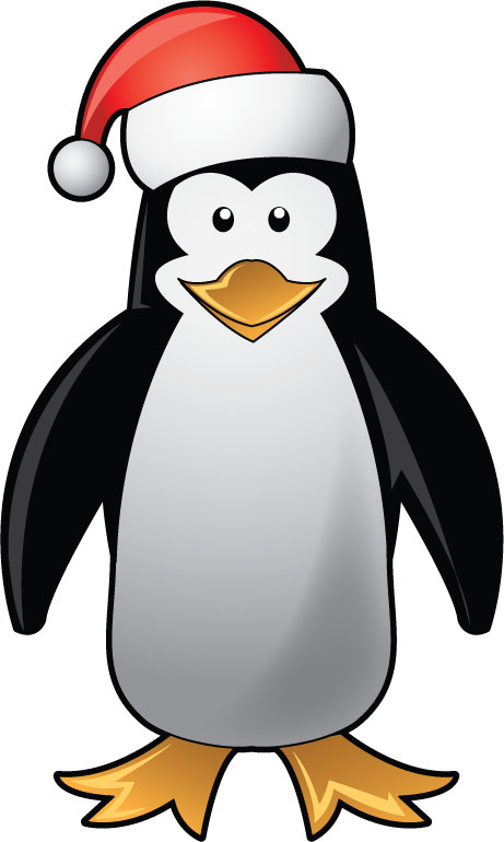 Christmas penguin free . Clipart penquin 3 animal