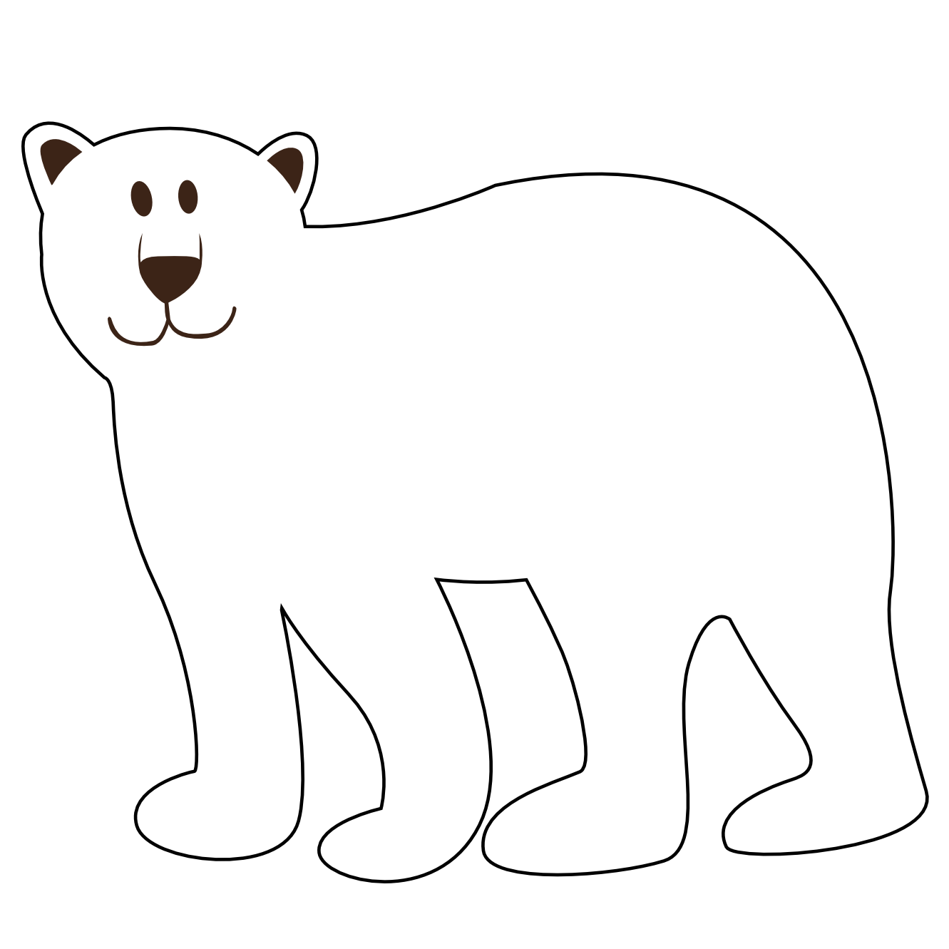 Winter clipart polar bear. Christmas panda free images
