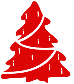 clipart christmas red