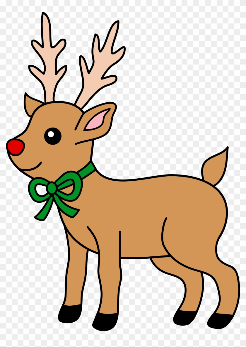 clipart christmas reindeer