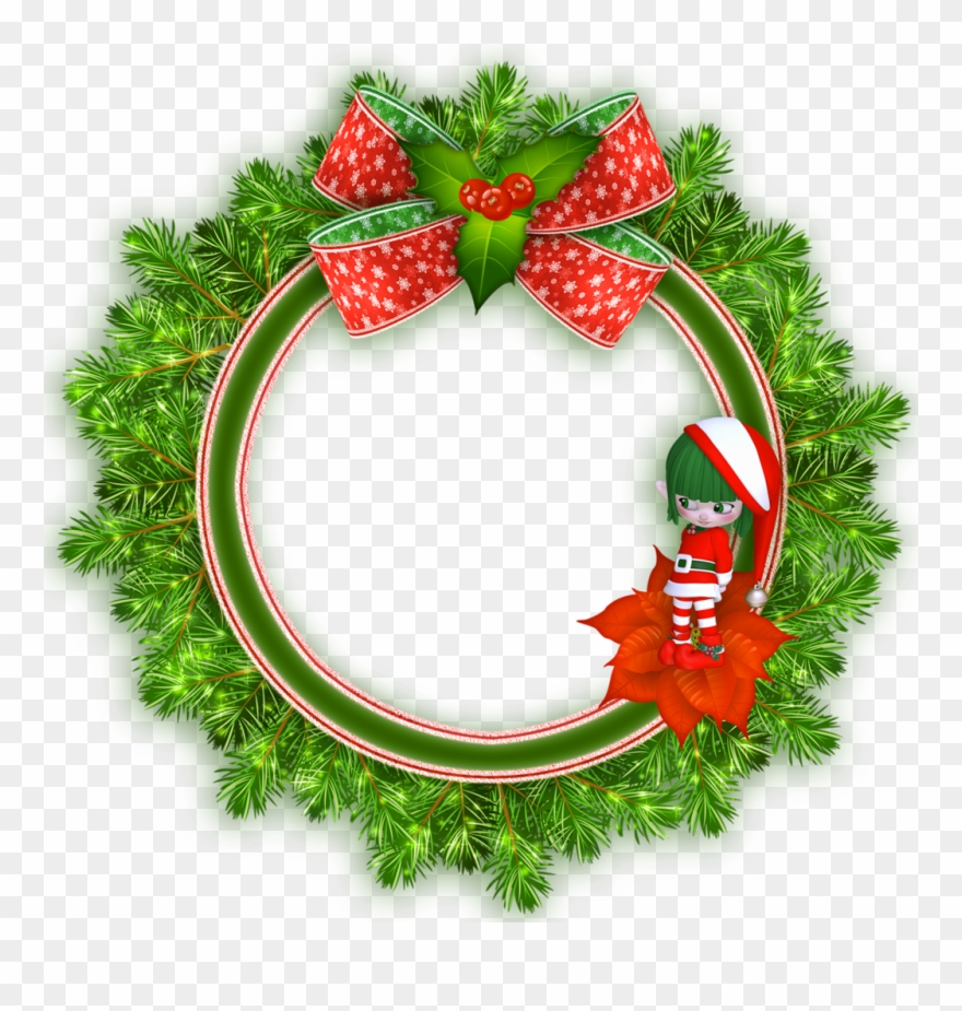 clipart christmas round