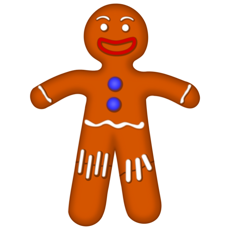 gingerbread clipart cut out