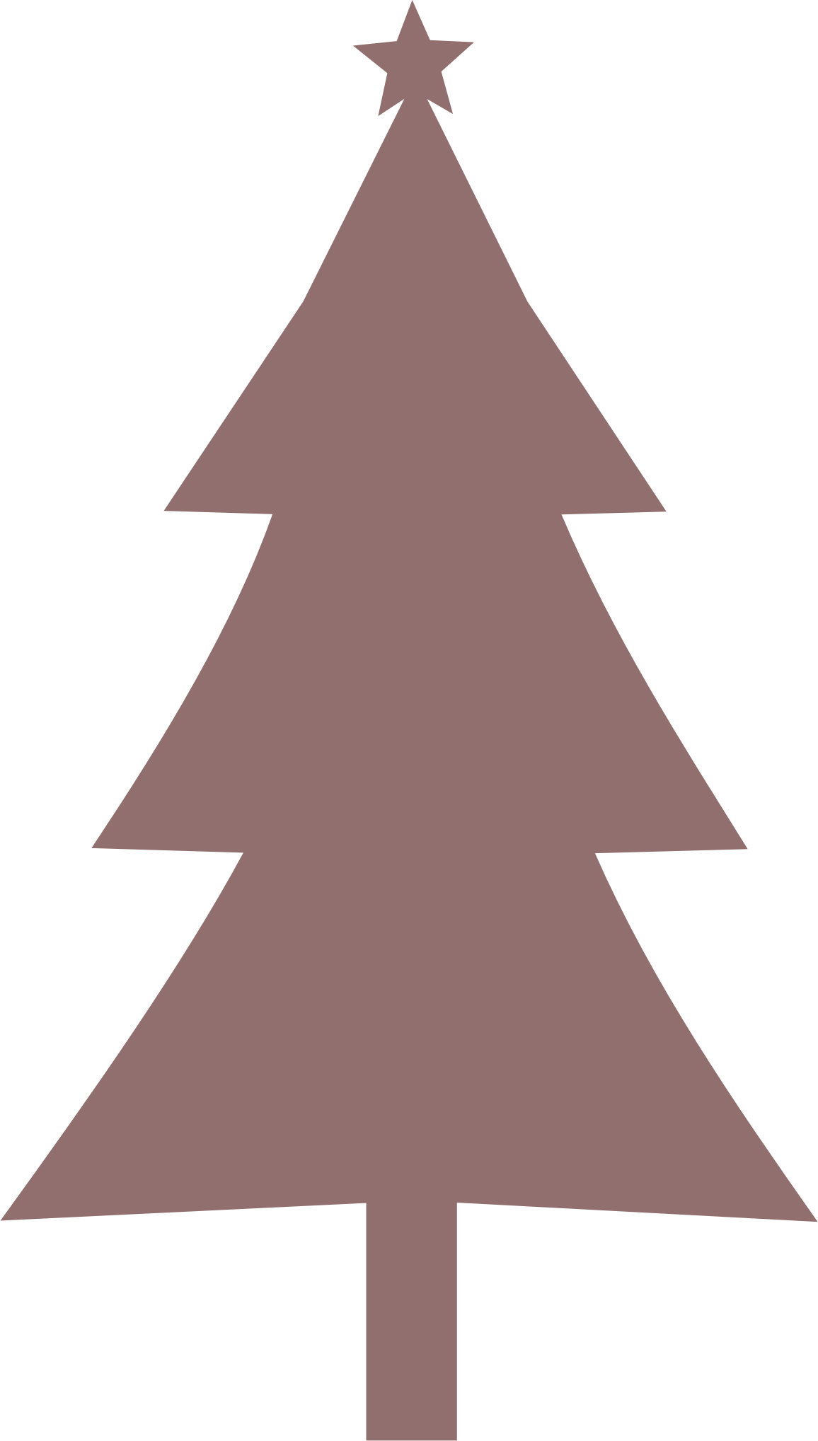 clipart christmas silhouette