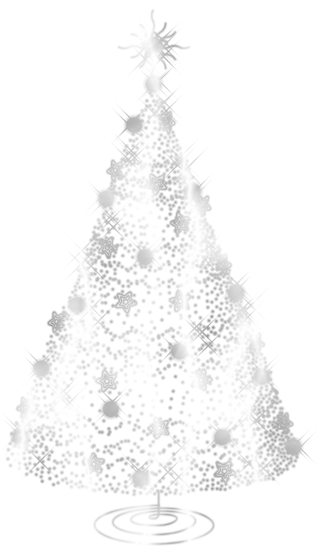 clipart christmas silver