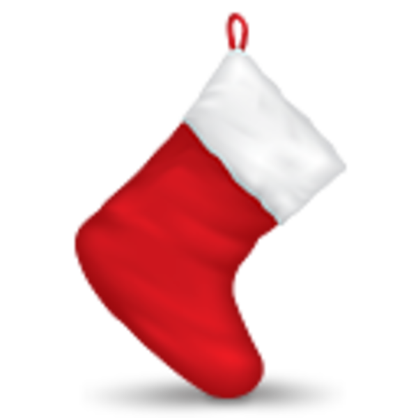 clipart santa socks