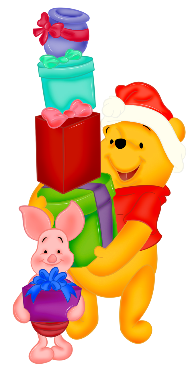 clipart christmas winnie the pooh