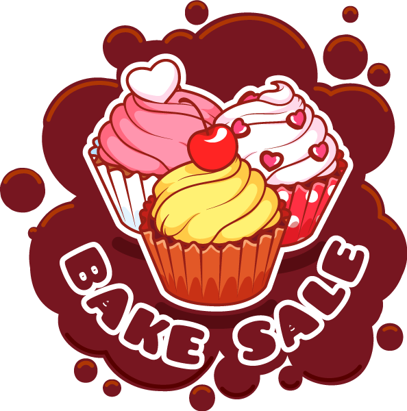 Cupcakes clipart bake sale. At city market girls