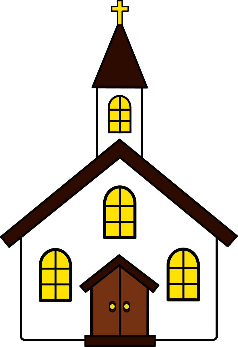 clipart church cartoon