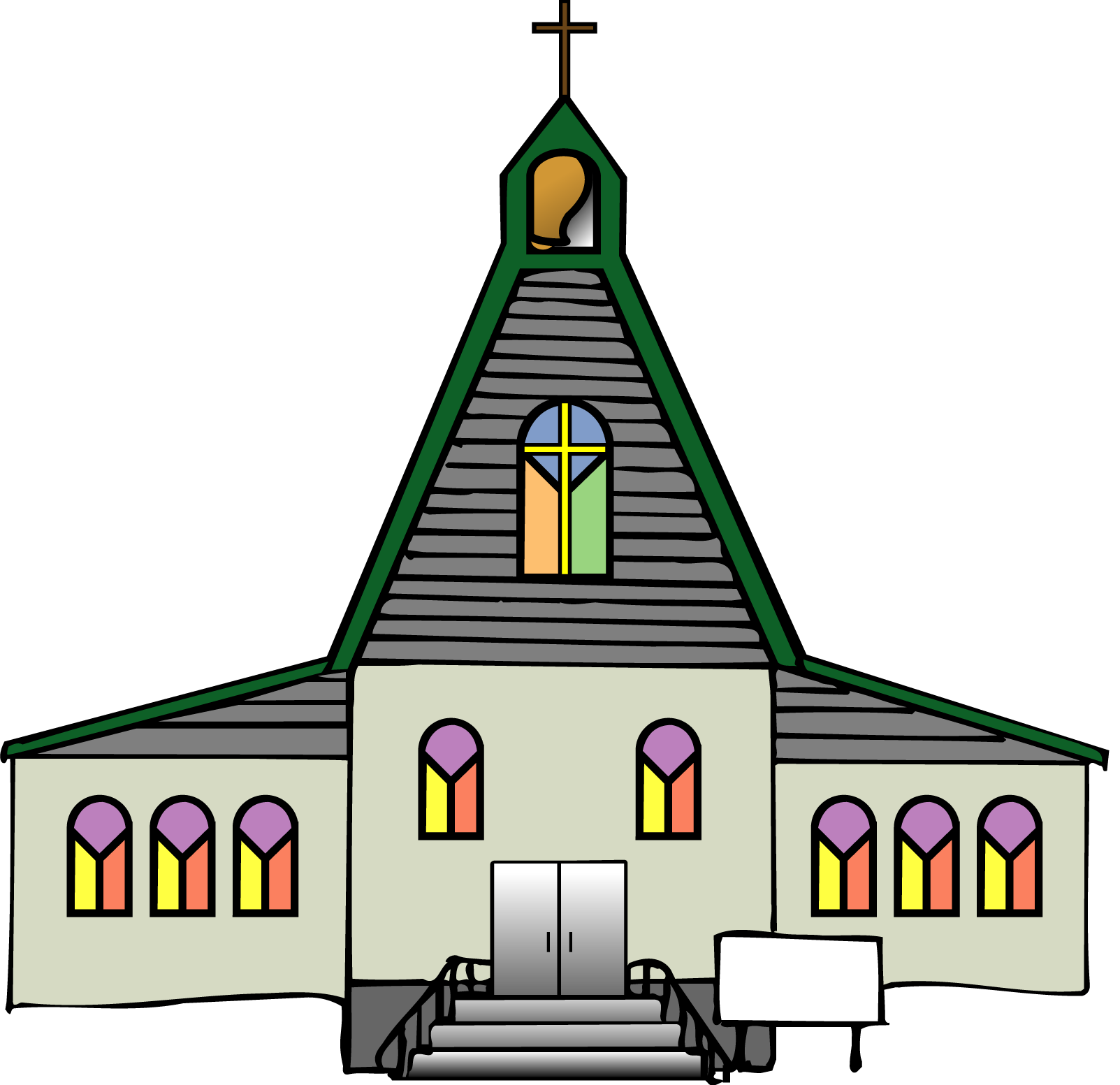clipart church cathedral