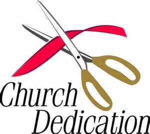 clipart church dedication