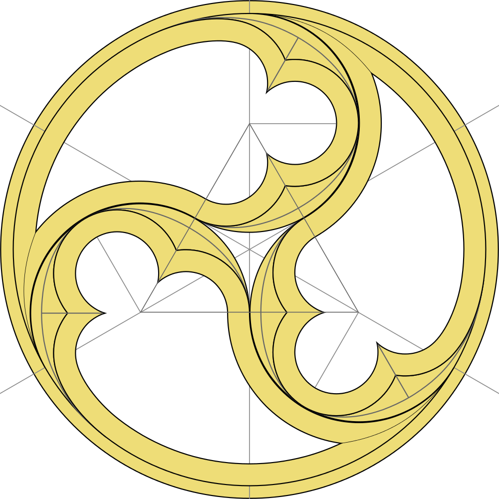 Sacred geometry triskele for. Clipart sun geometric