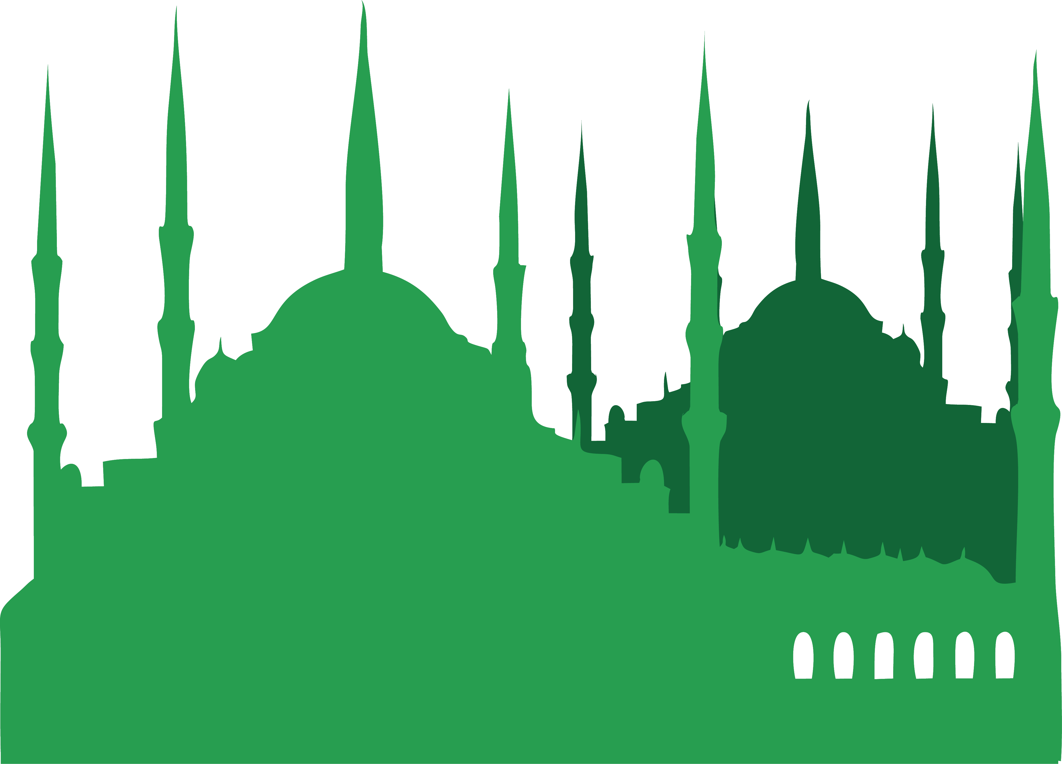 mosque clipart clipart green