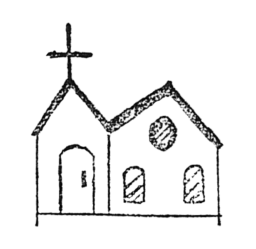 clipart church sketch