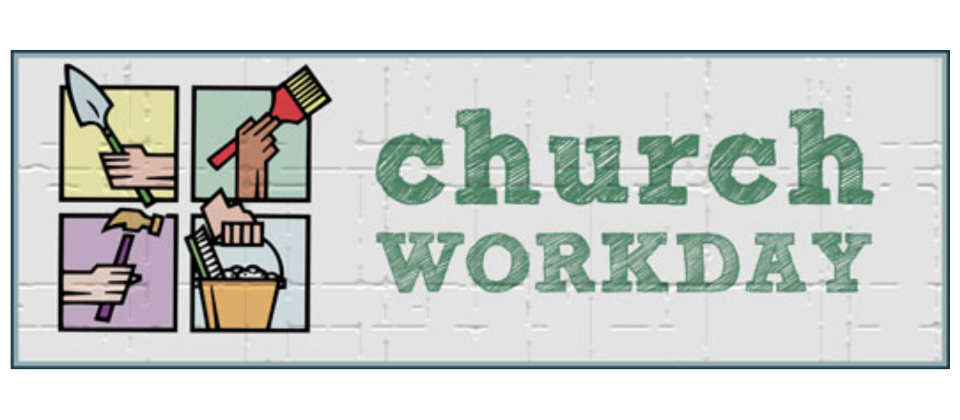 clipart church work day