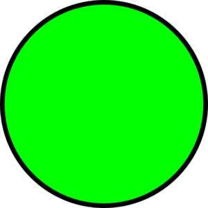 Green clip art at. Clipart circle
