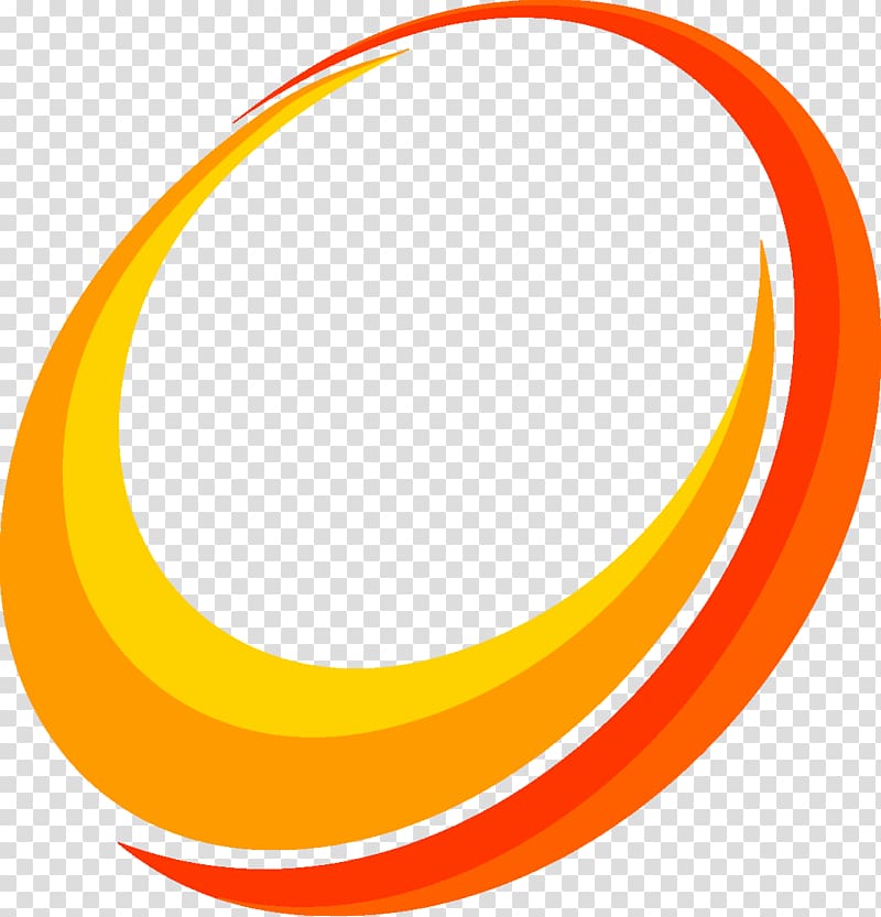 Clipart circle abstract. Orange and yellow thailand