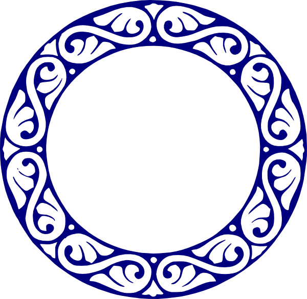 clipart circle blue