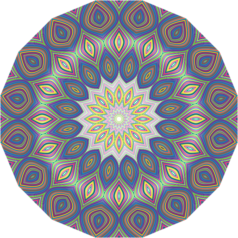Prismatic waves design no. Clipart circle braided