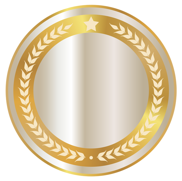 medal clipart gold circle