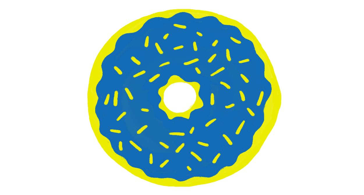 clipart circle donut