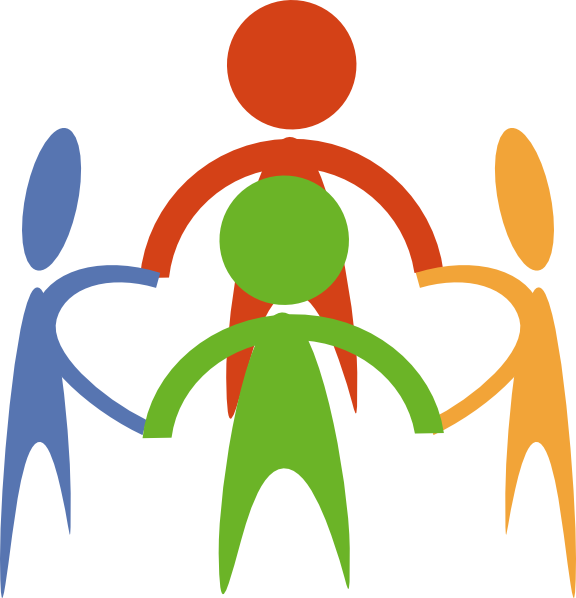 People holding in a. Hands clipart multiracial