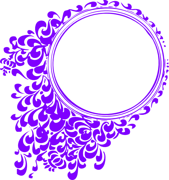 clipart circle purple