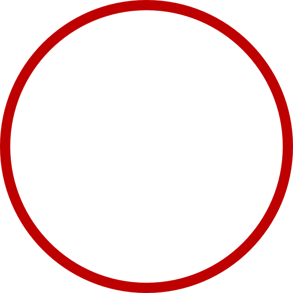 clipart circle red