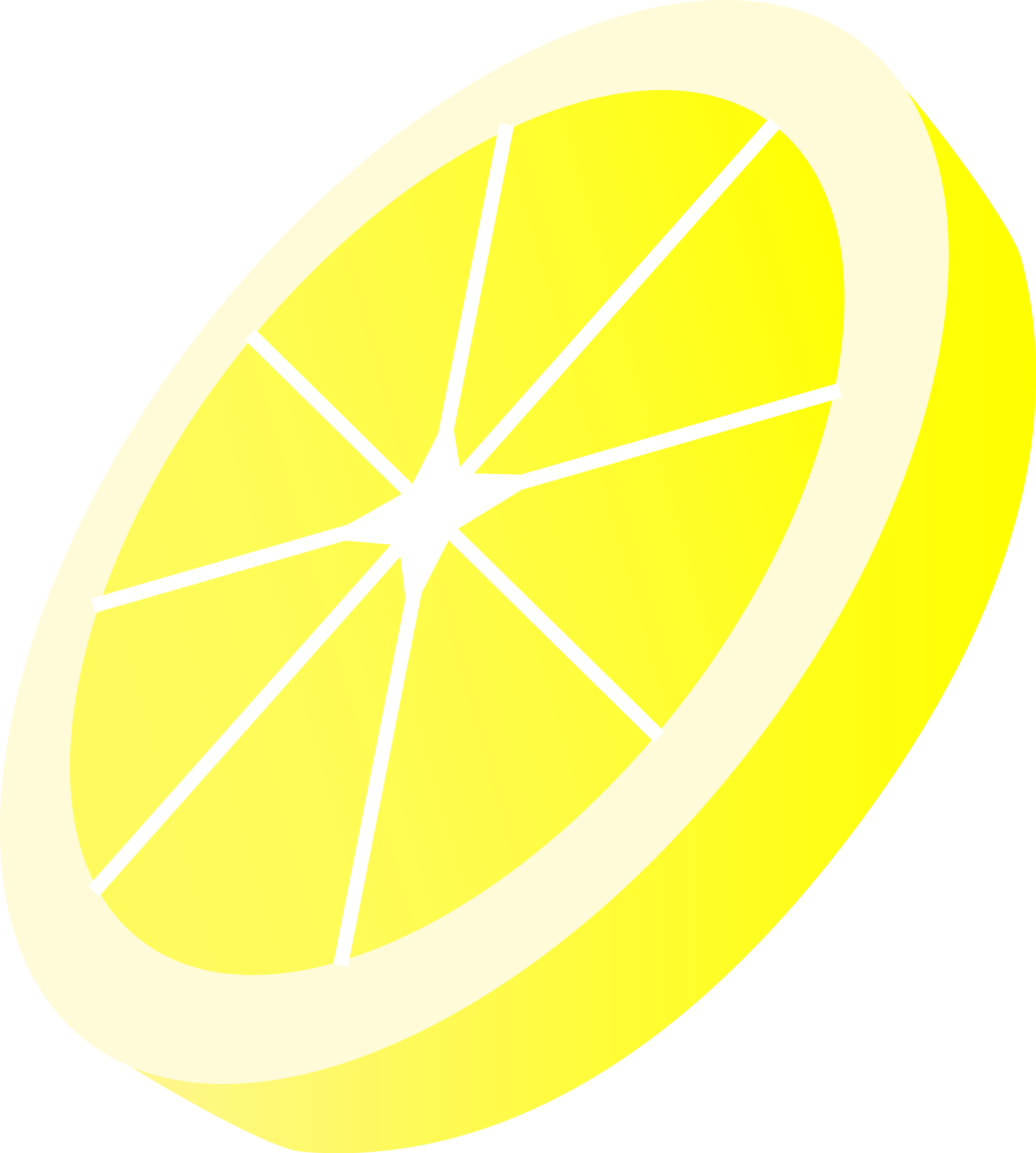 Lemons clipart yellow object. Round lemon slice free
