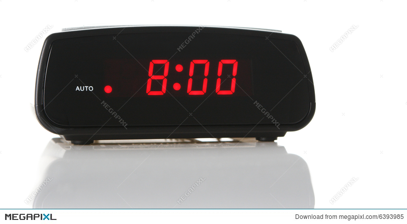 clipart clock 8 am