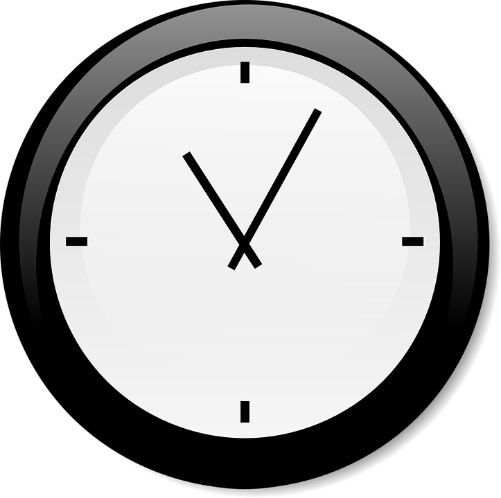 clipart clock 8pm