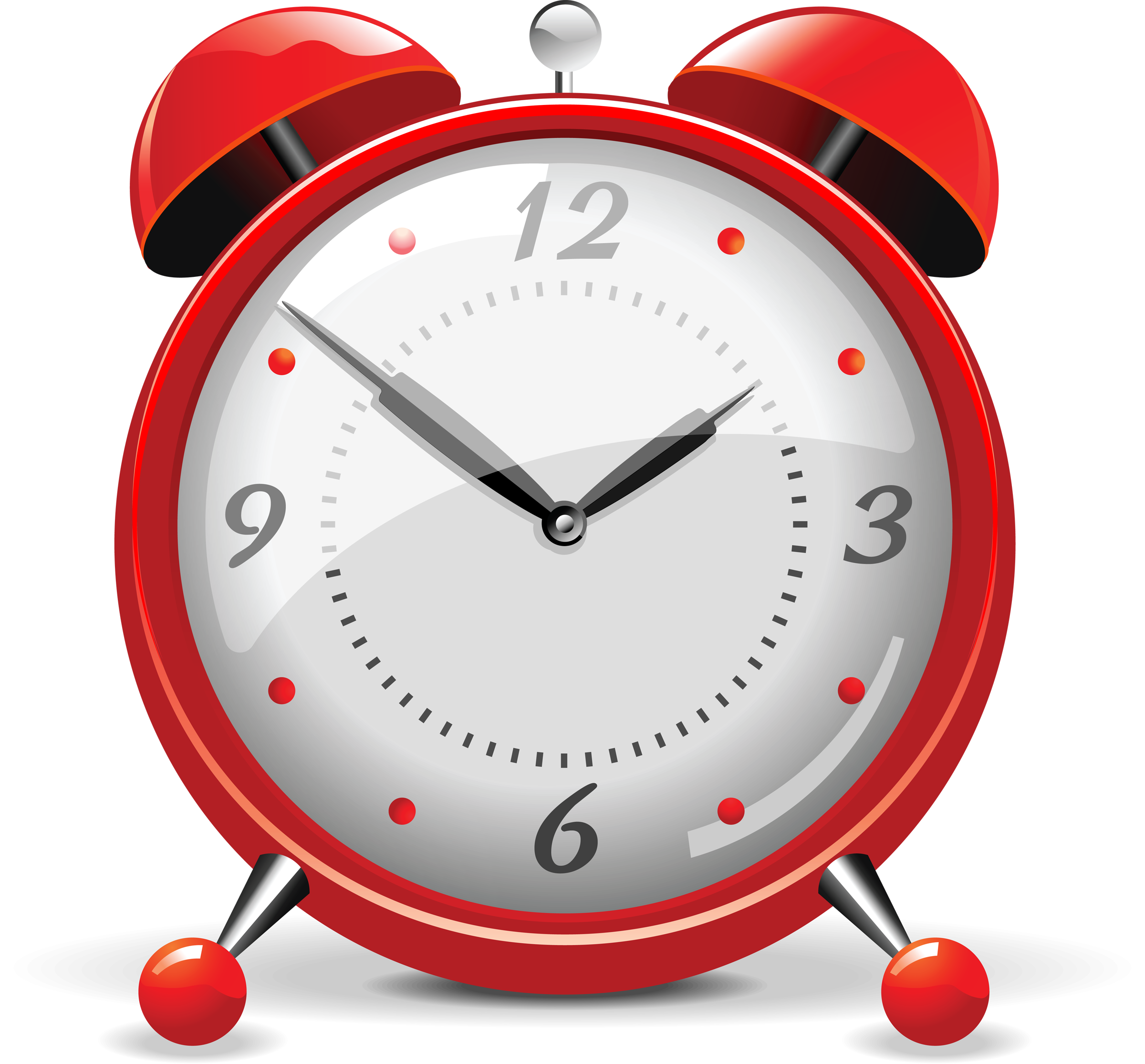 Red alarm . Clipart png clock