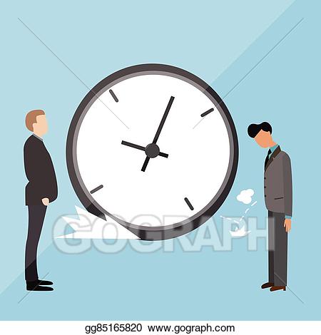 clipart clock angry