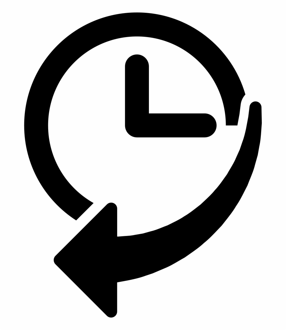 Clocks clipart arrow. History symbol png free