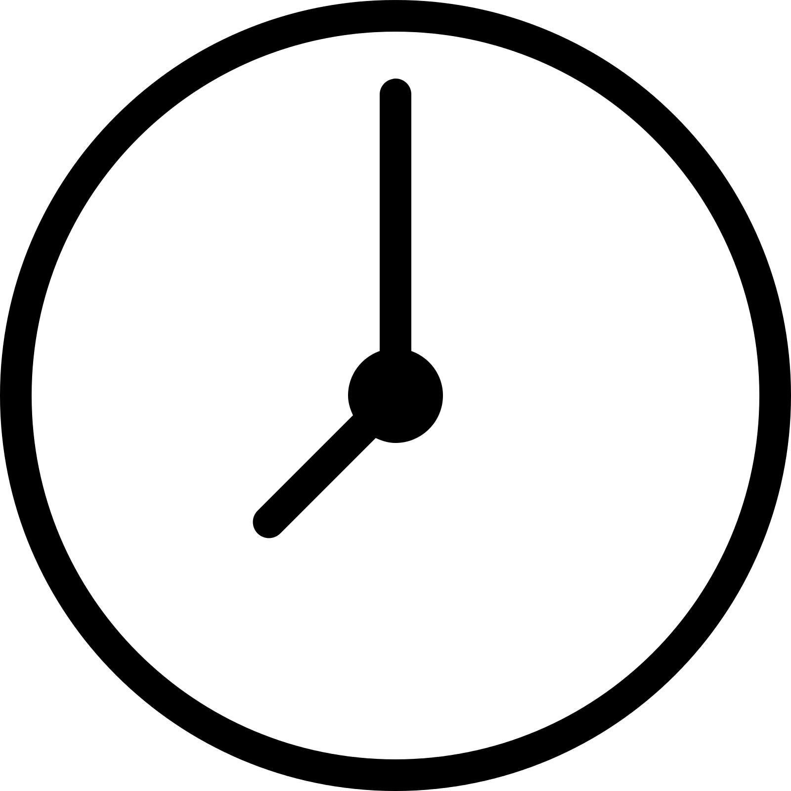 clipart clock arrow