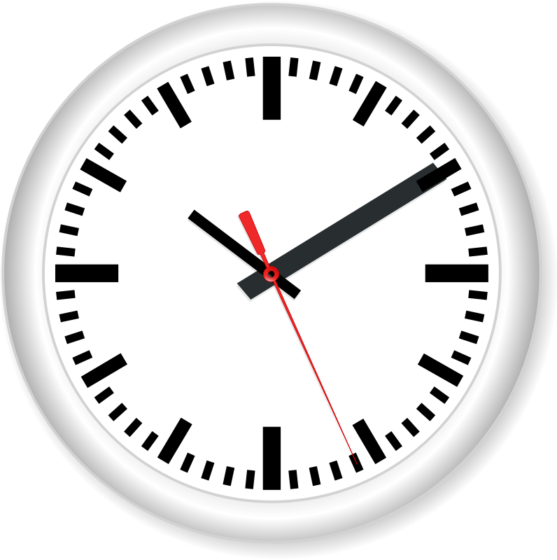 patience clipart clock