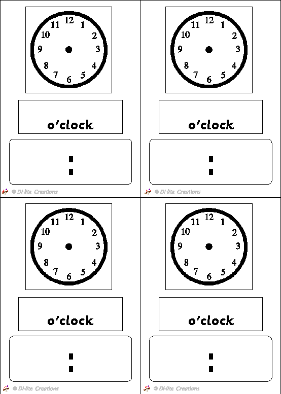clipart clock blank