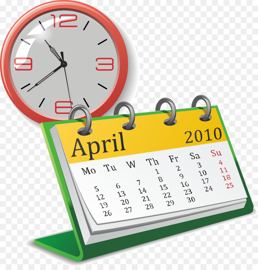 clipart clock calendar
