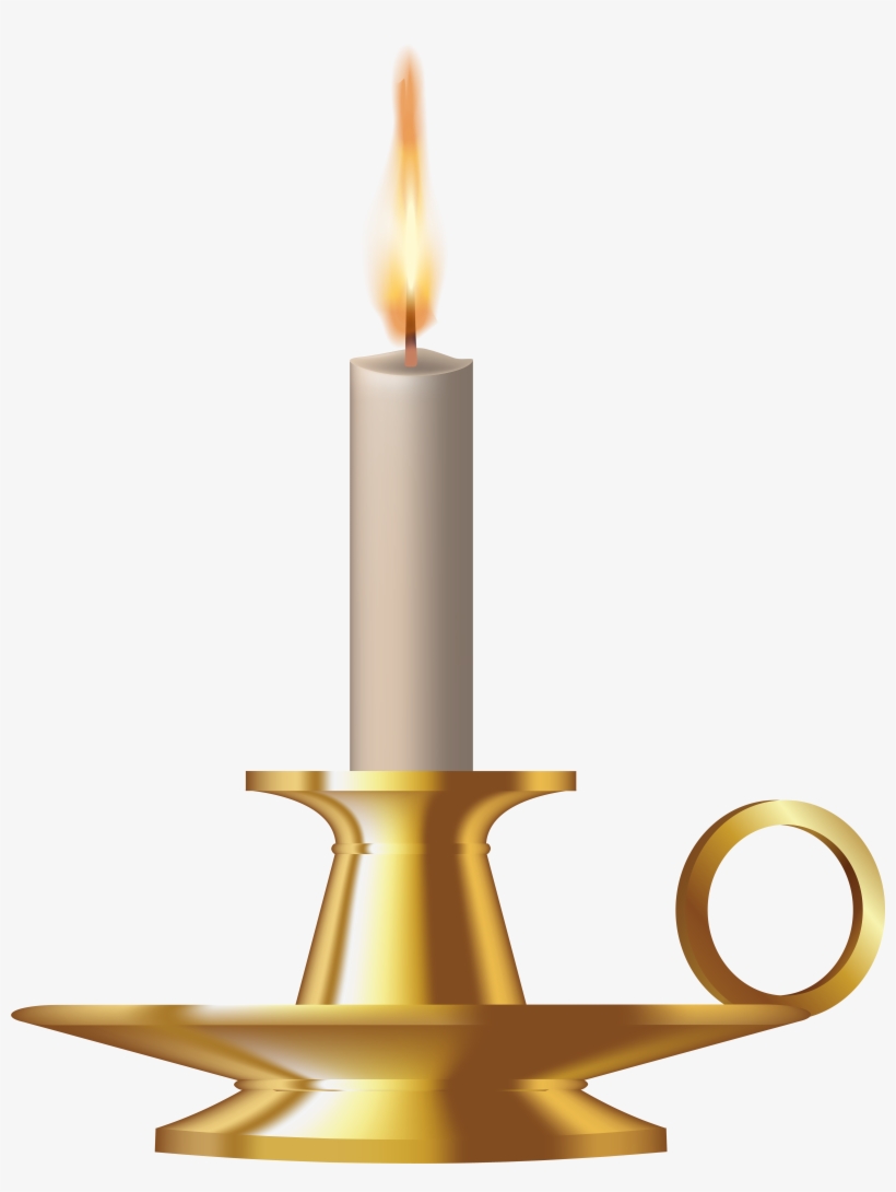clocks clipart candle