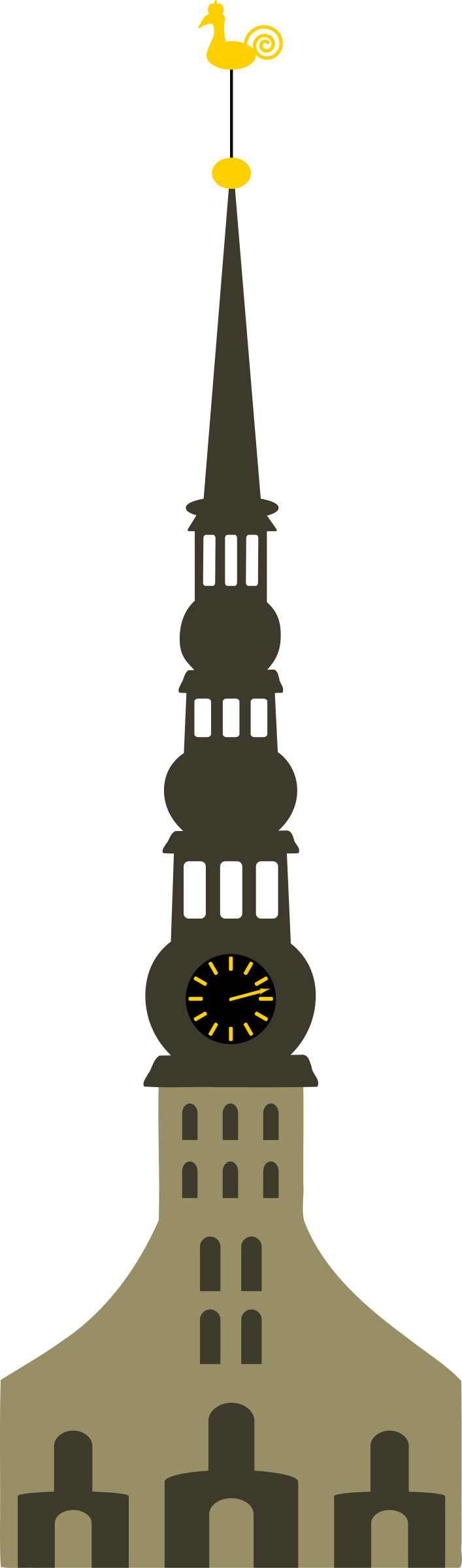 St peter s in. Clipart clock church